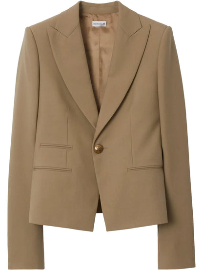 Wool Single-Breasted Blazer
