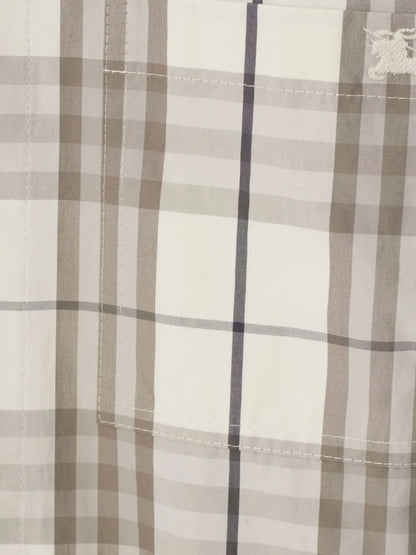 Checked Shirt Dress