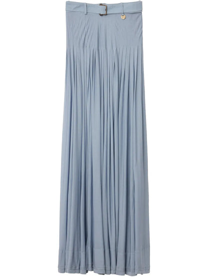 Pleated Maxi Skirt