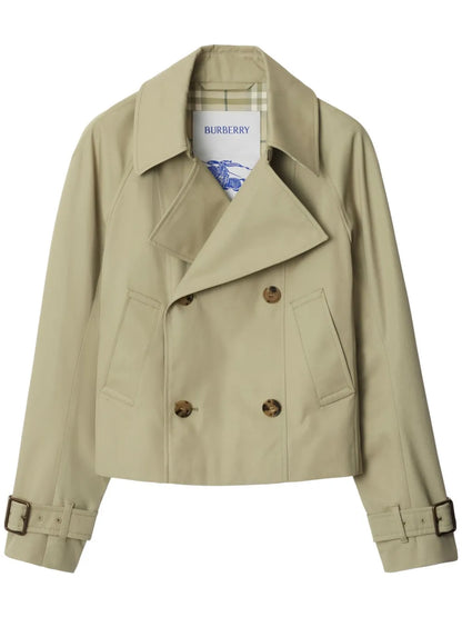 Double-Breasted Trench Jacket