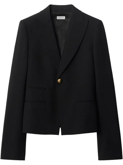 Wool Single-Breasted Blazer