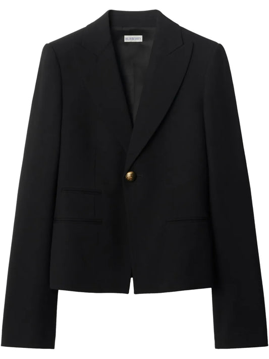 Wool Single-Breasted Blazer
