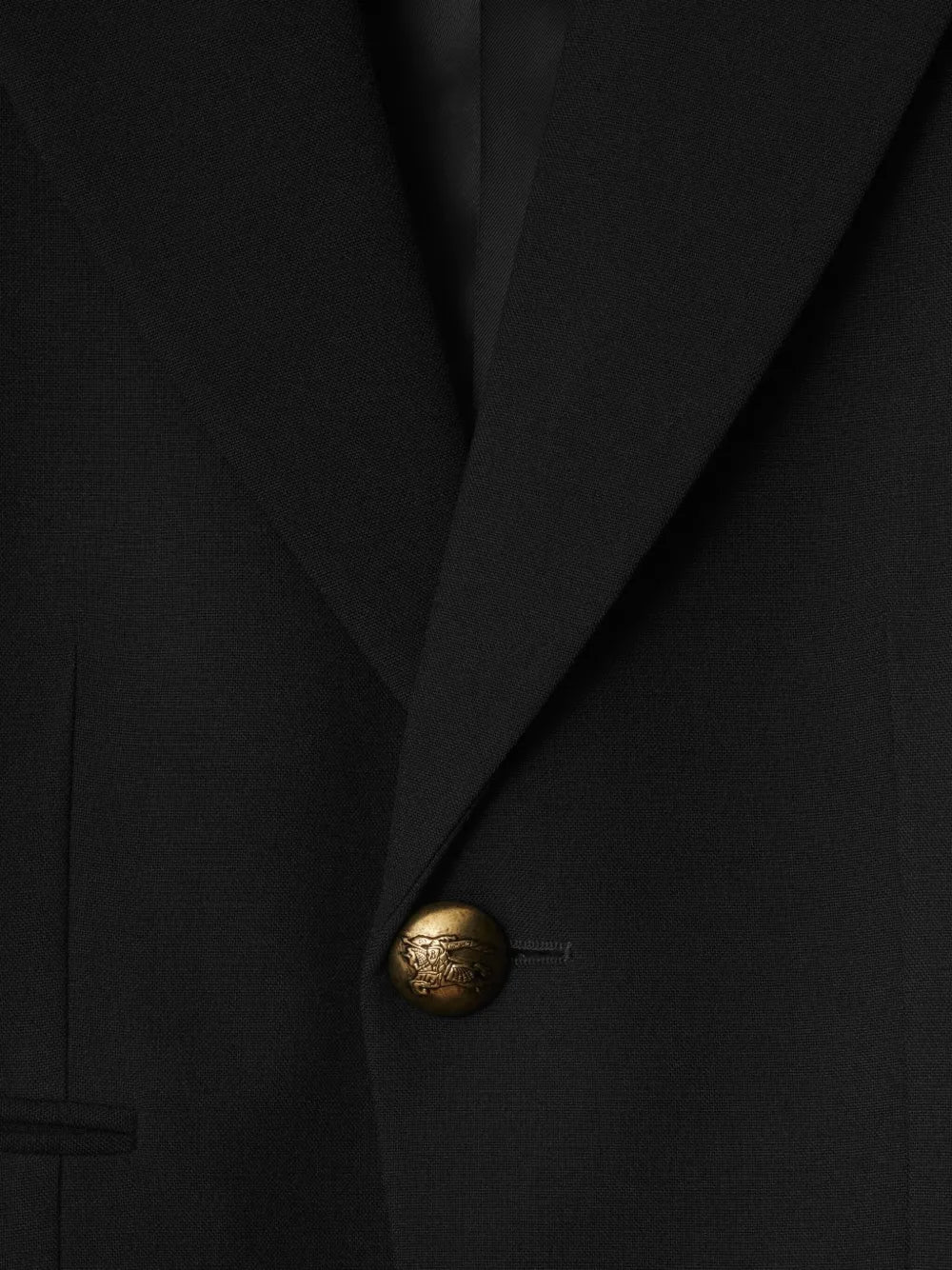 Wool Single-Breasted Blazer