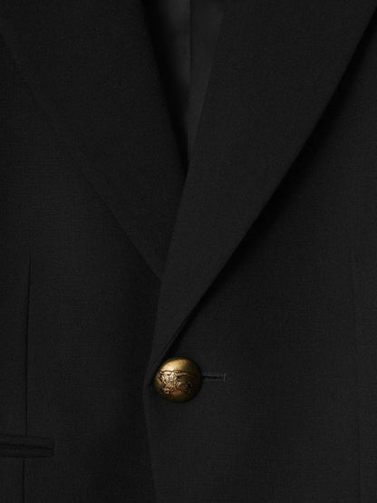 Wool Single-Breasted Blazer