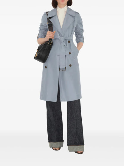 Silk Trench Coat