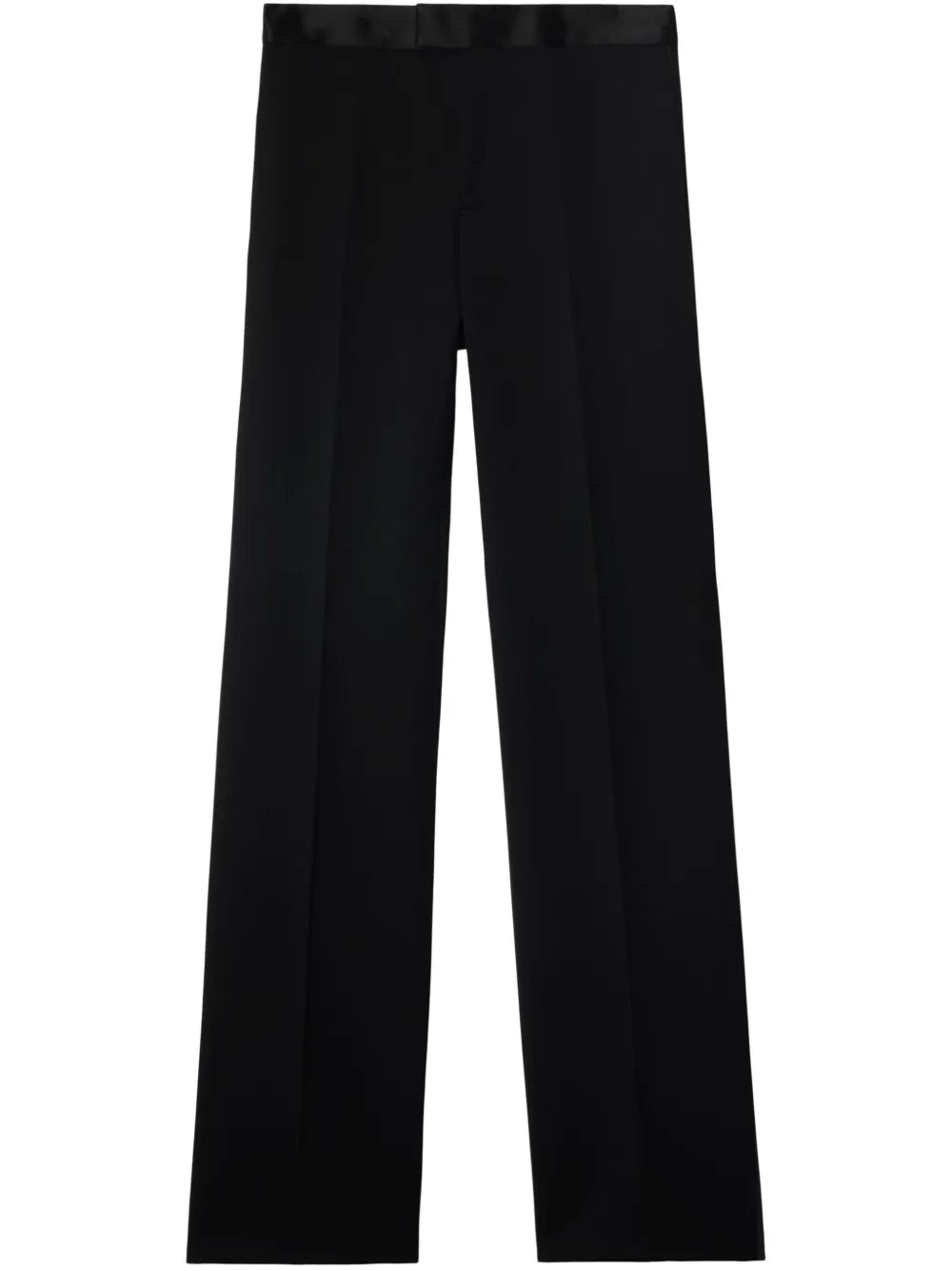 Wool Straight-Leg Trousers