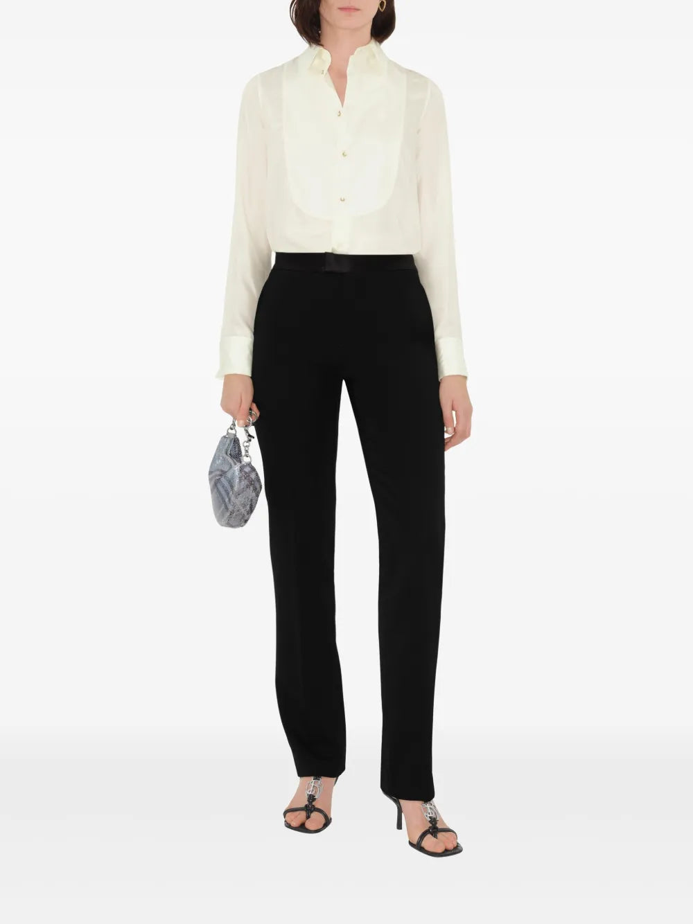 Wool Straight-Leg Trousers