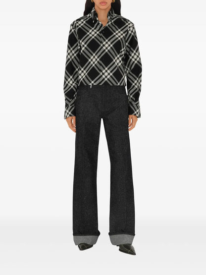 Cotton Cropped Shirt