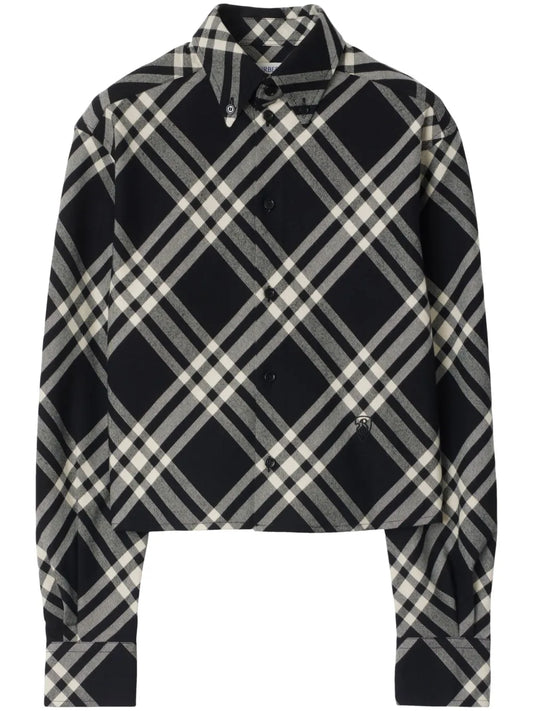 Cotton Cropped Shirt
