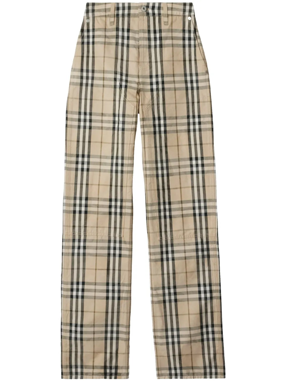 Check Pattern Jeans