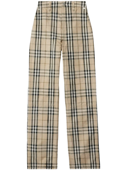 Check Pattern Jeans