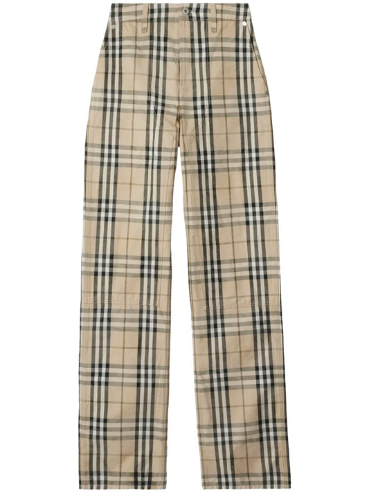 Check Pattern Jeans