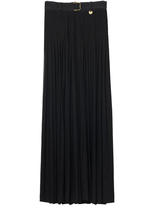 Pleated Maxi Skirt
