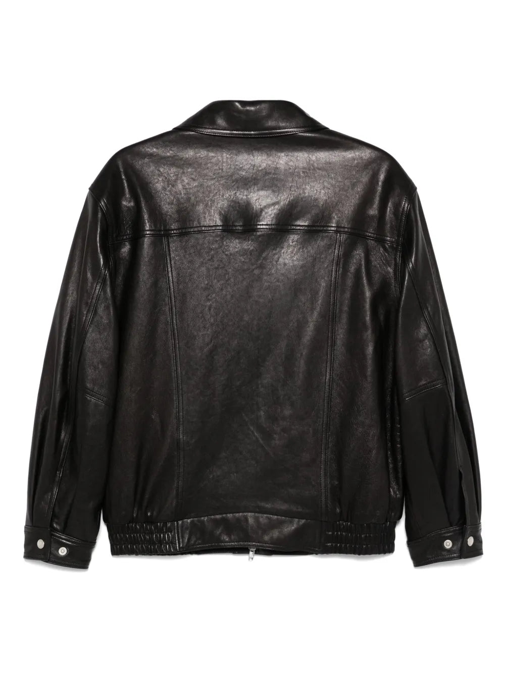 Leather Bomber Jacket