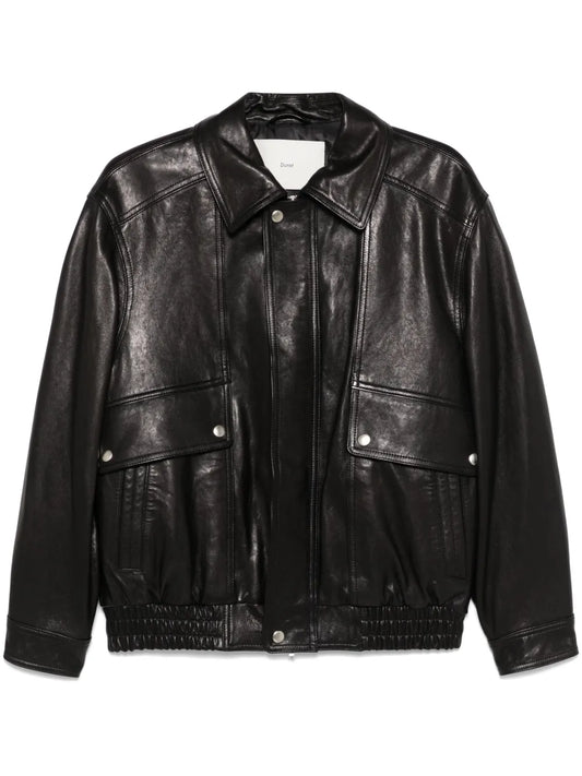 Leather Bomber Jacket