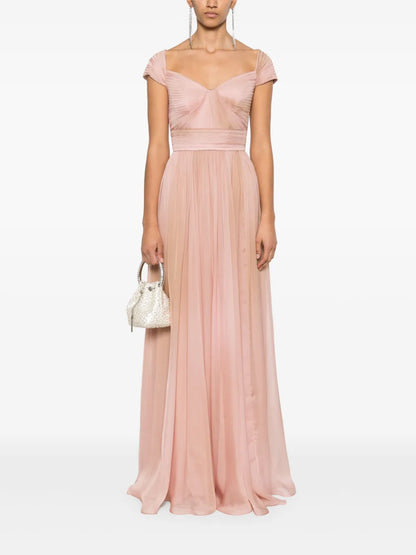 Pleated Gown