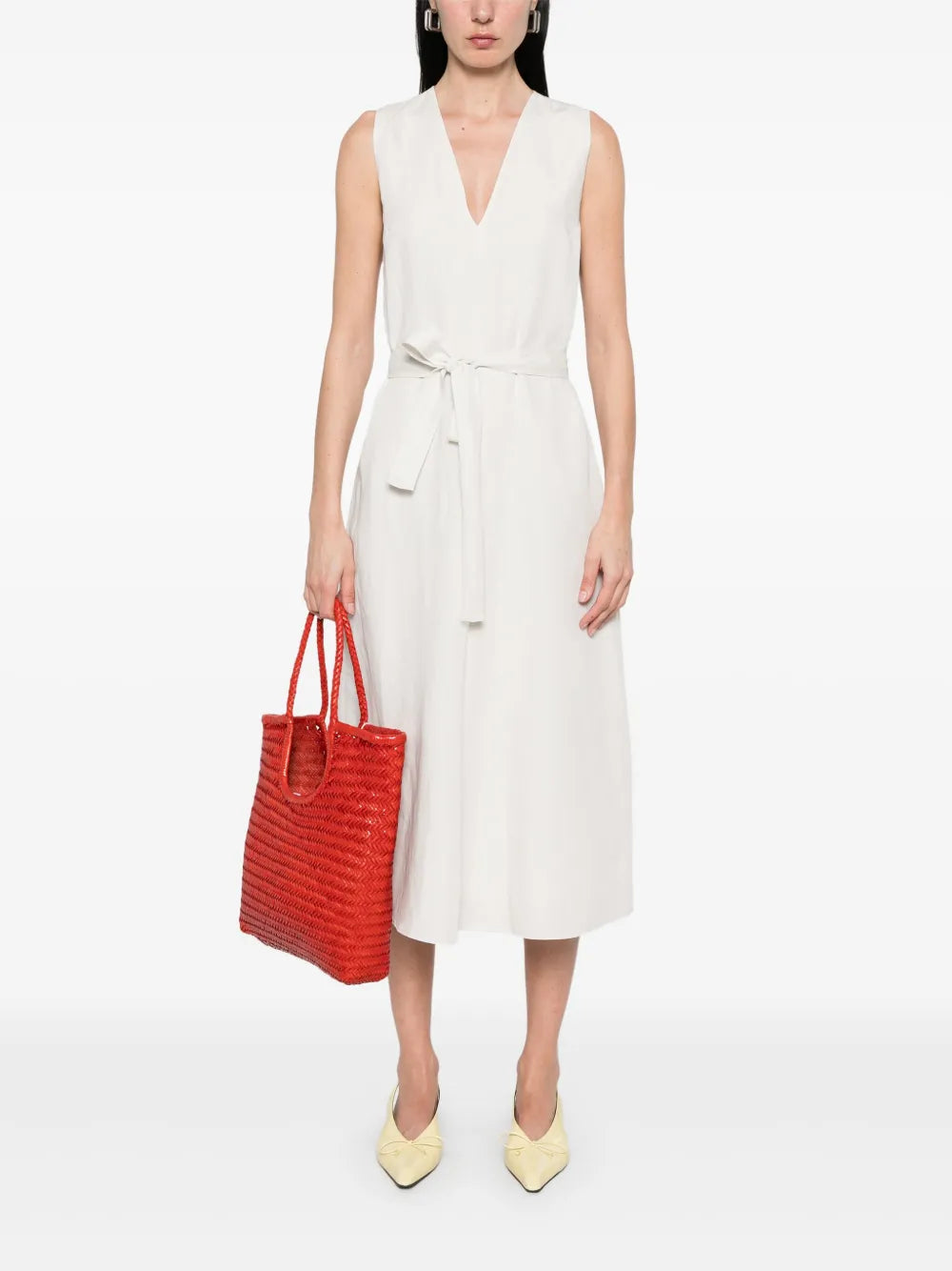Belted Midi Dress