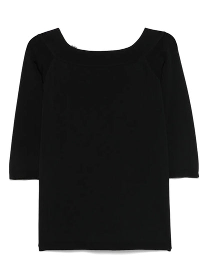 Lace-Panelling Top