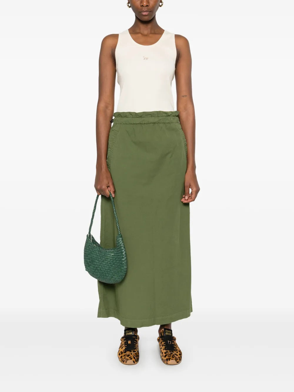 Cotton Maxi Skirt