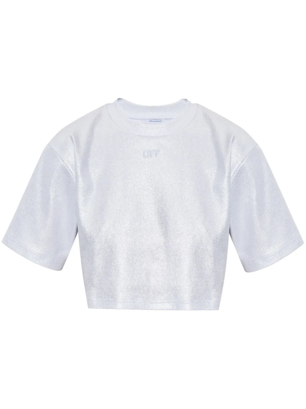 Logo-Embroidered Cropped T-Shirt