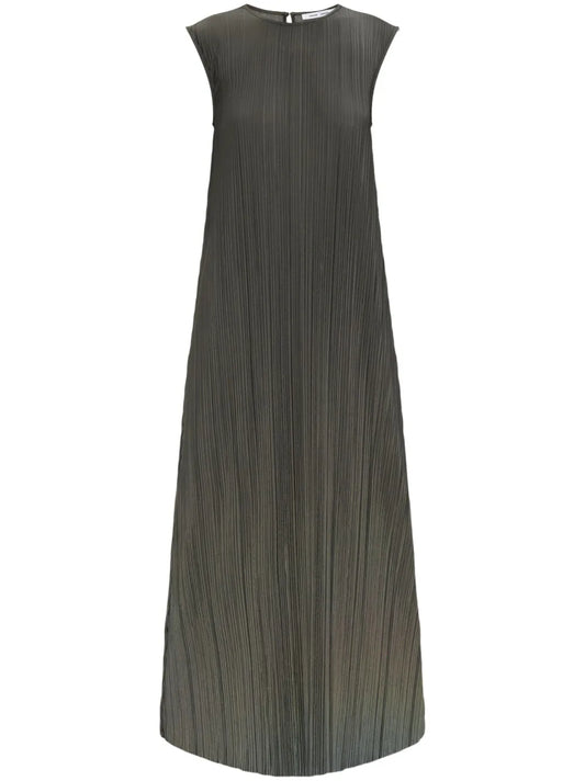 Pleated Midi Dress