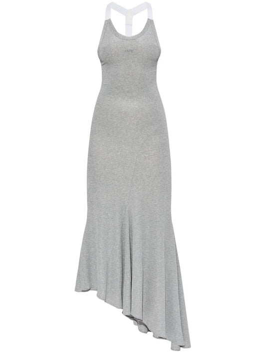 Ribbed-Knit Midi Dress