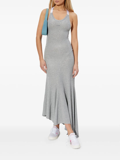 Ribbed-Knit Midi Dress