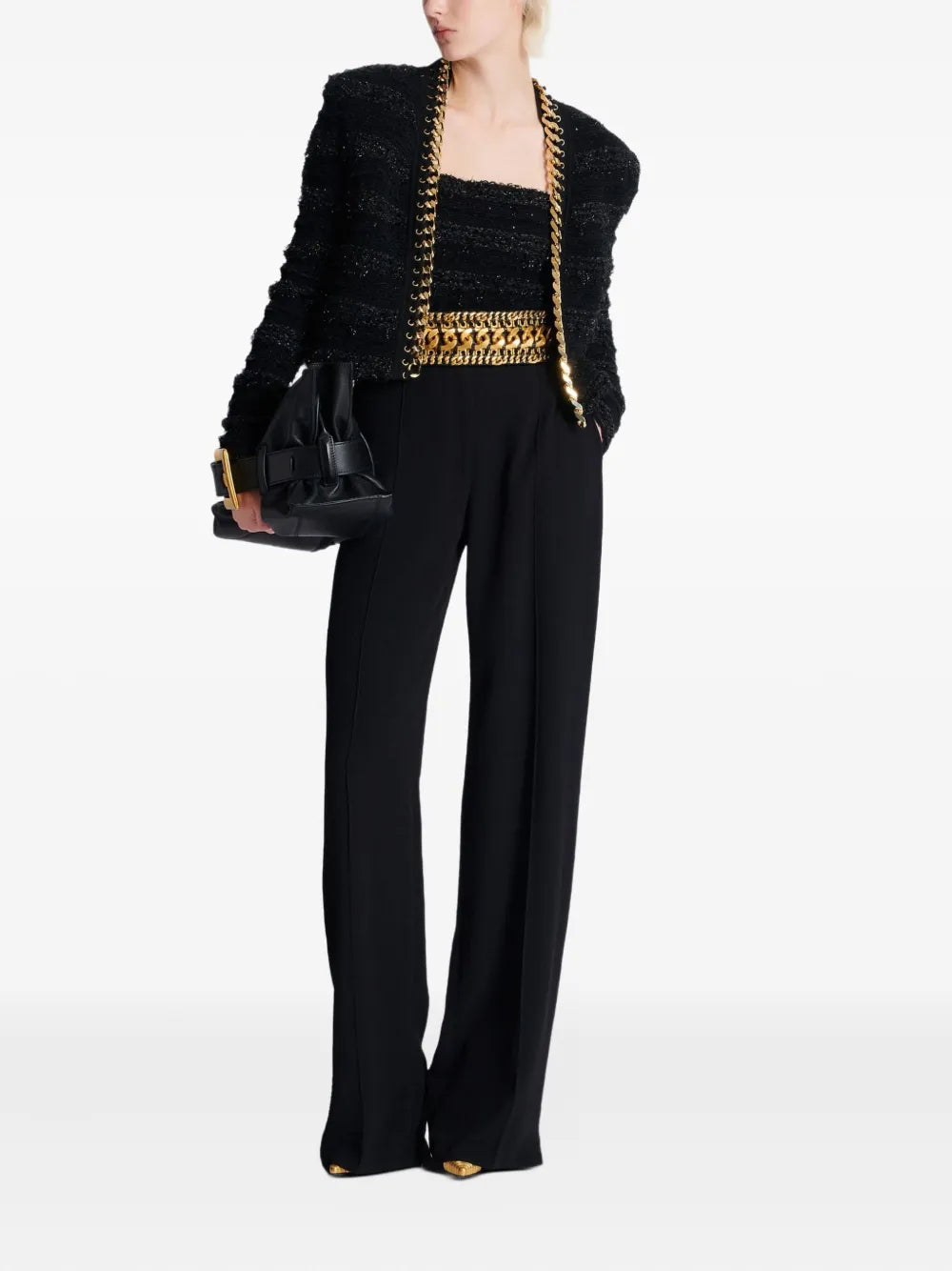 Chain-Detailing Jacket