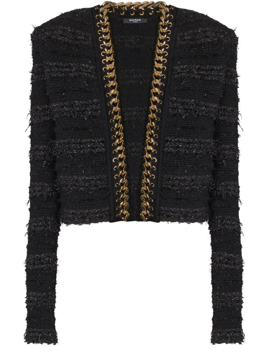 Chain-Detailing Jacket