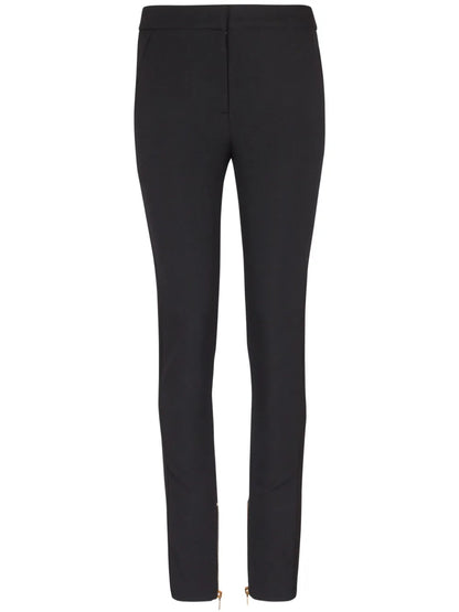 Zipped Slim-Fit Trousers