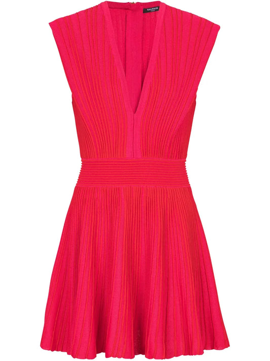 Raised-Seam Mini Dress