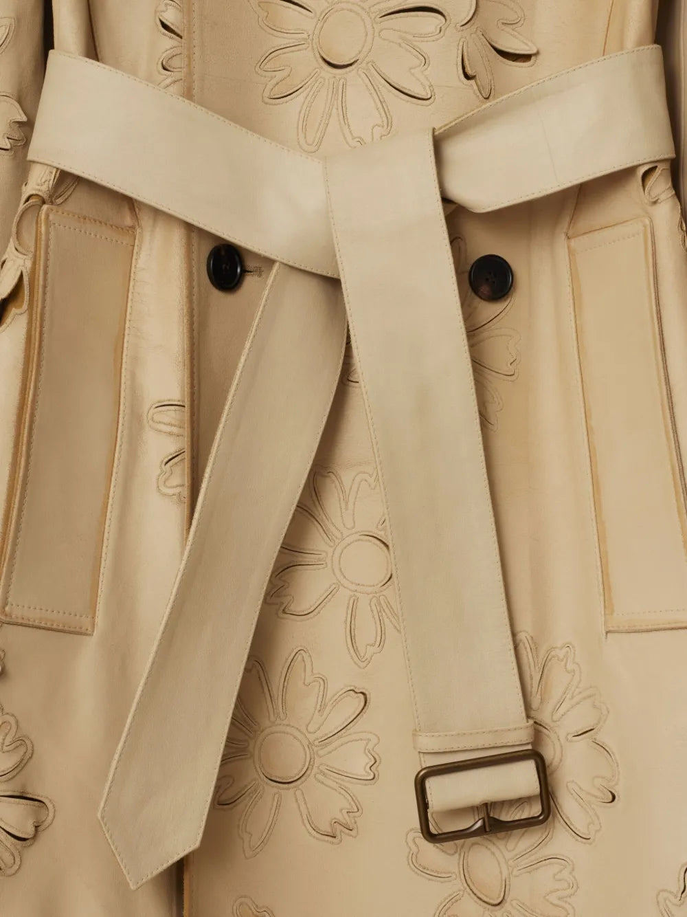 Suede Trench Coat