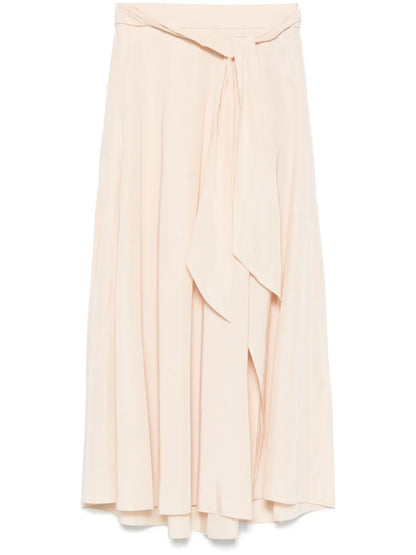 Tied Midi Skirt