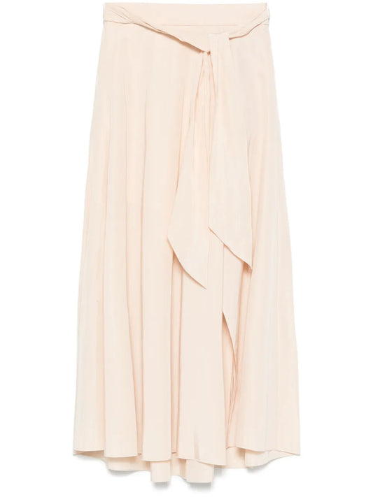Tied Midi Skirt