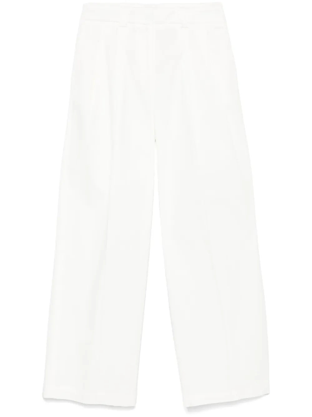 Gabardine-Weave Trousers
