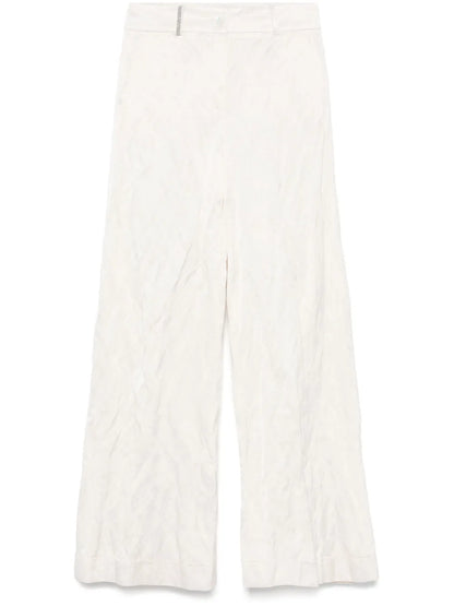 Crushed Satin Trousers