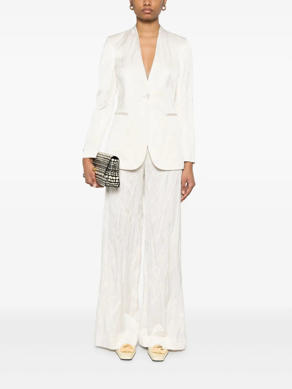 Crushed Satin Trousers