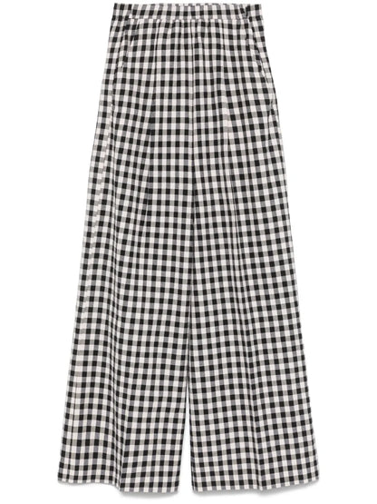 Gingham Check Trousers