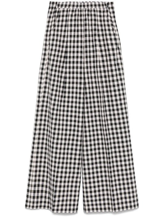 Gingham Check Trousers