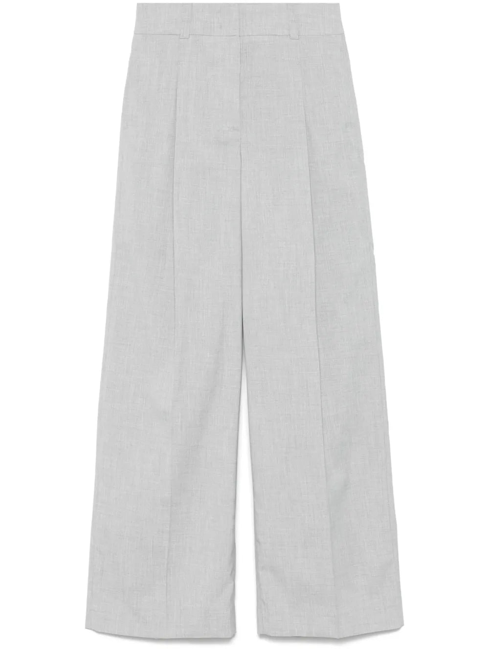 Mélange-Effect Trousers