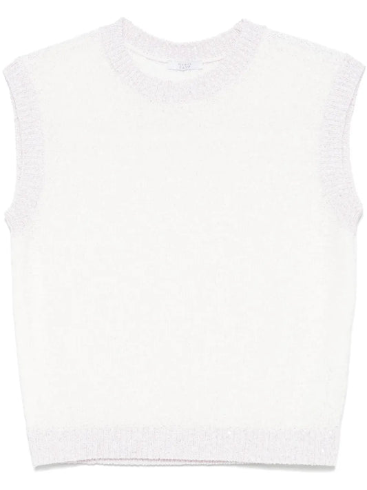 Sequined Knitted Top
