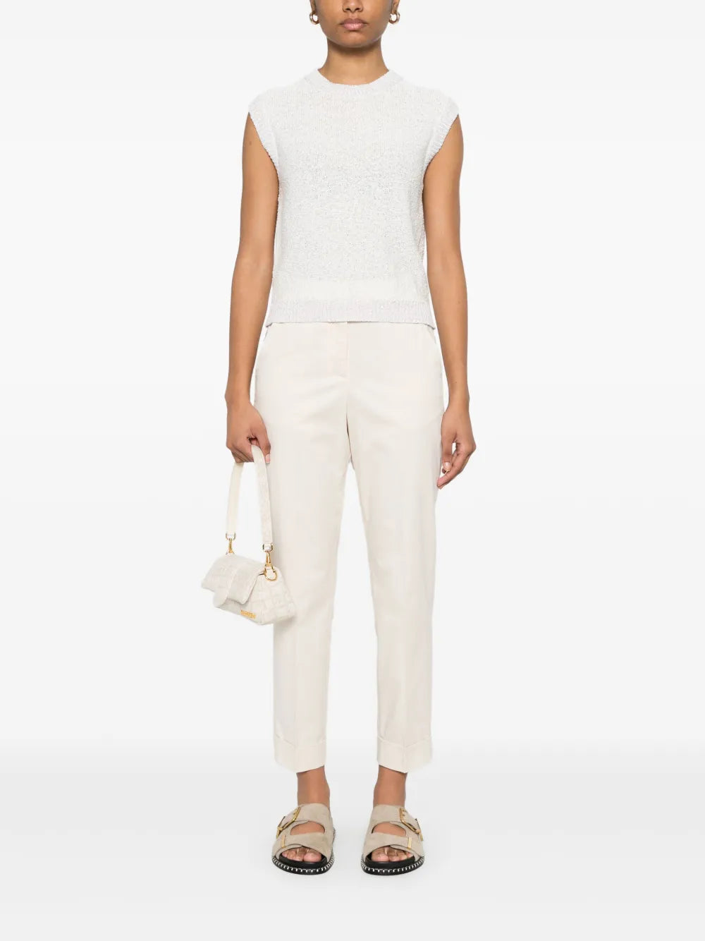 Sequined Knitted Top