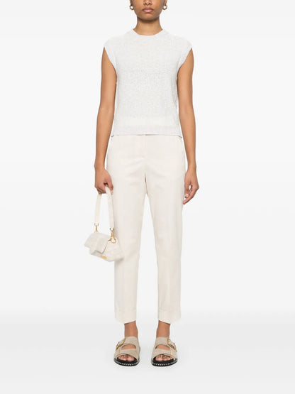 Sequined Knitted Top