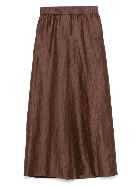 Crinkle-Effect Trousers