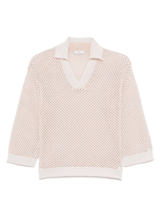 Sequin-Embellished Sweater