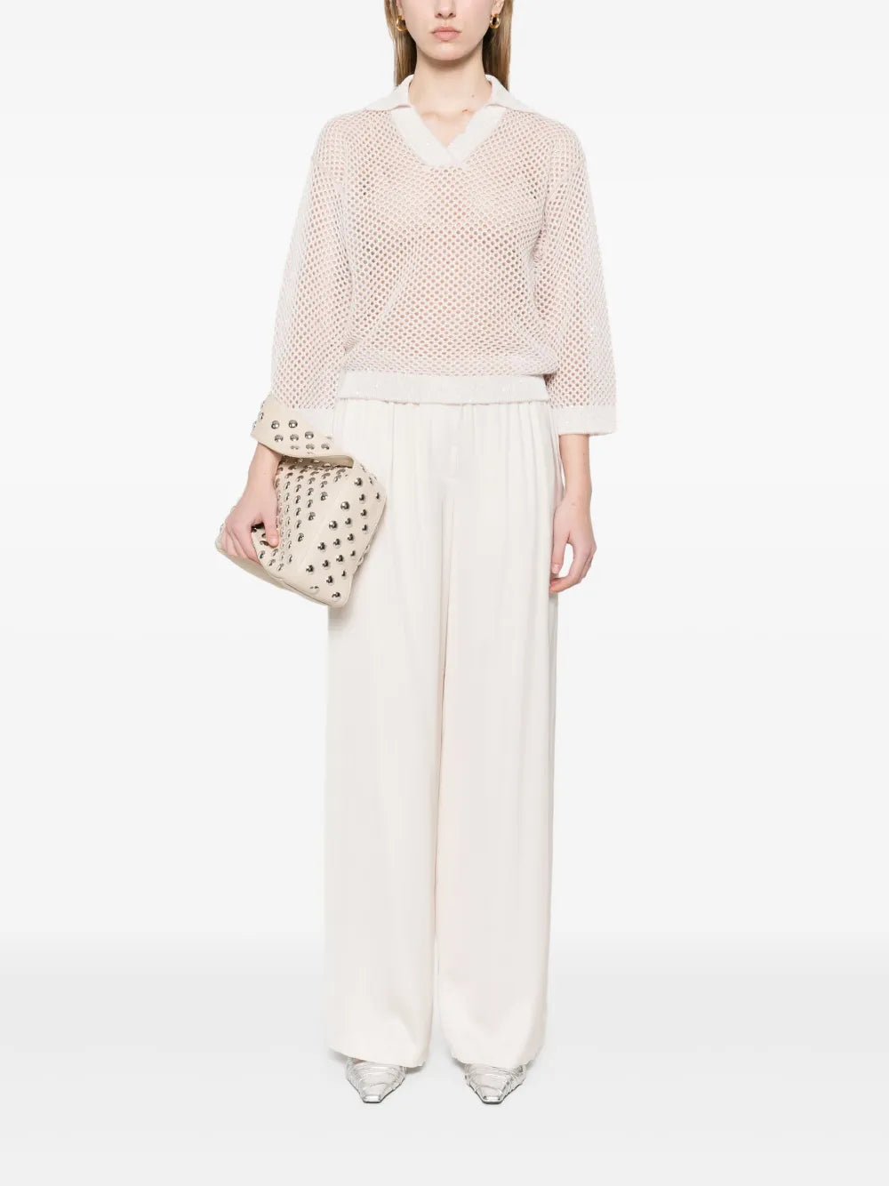 Sequin-Embellished Sweater