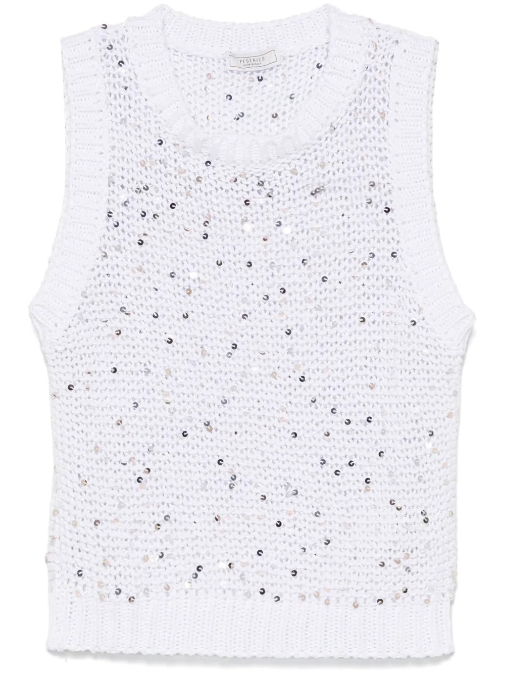 Sequined Cotton Top