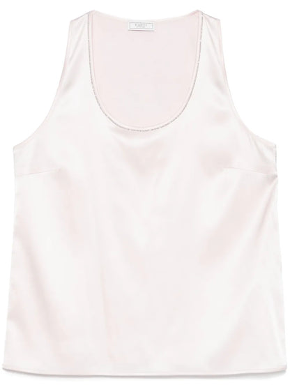 Bead-Embellished Tank Top