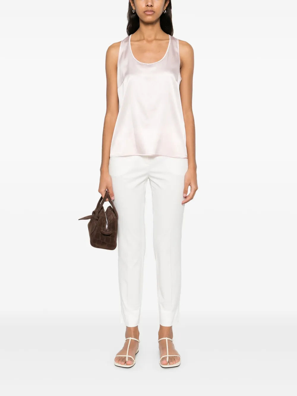 Bead-Embellished Tank Top