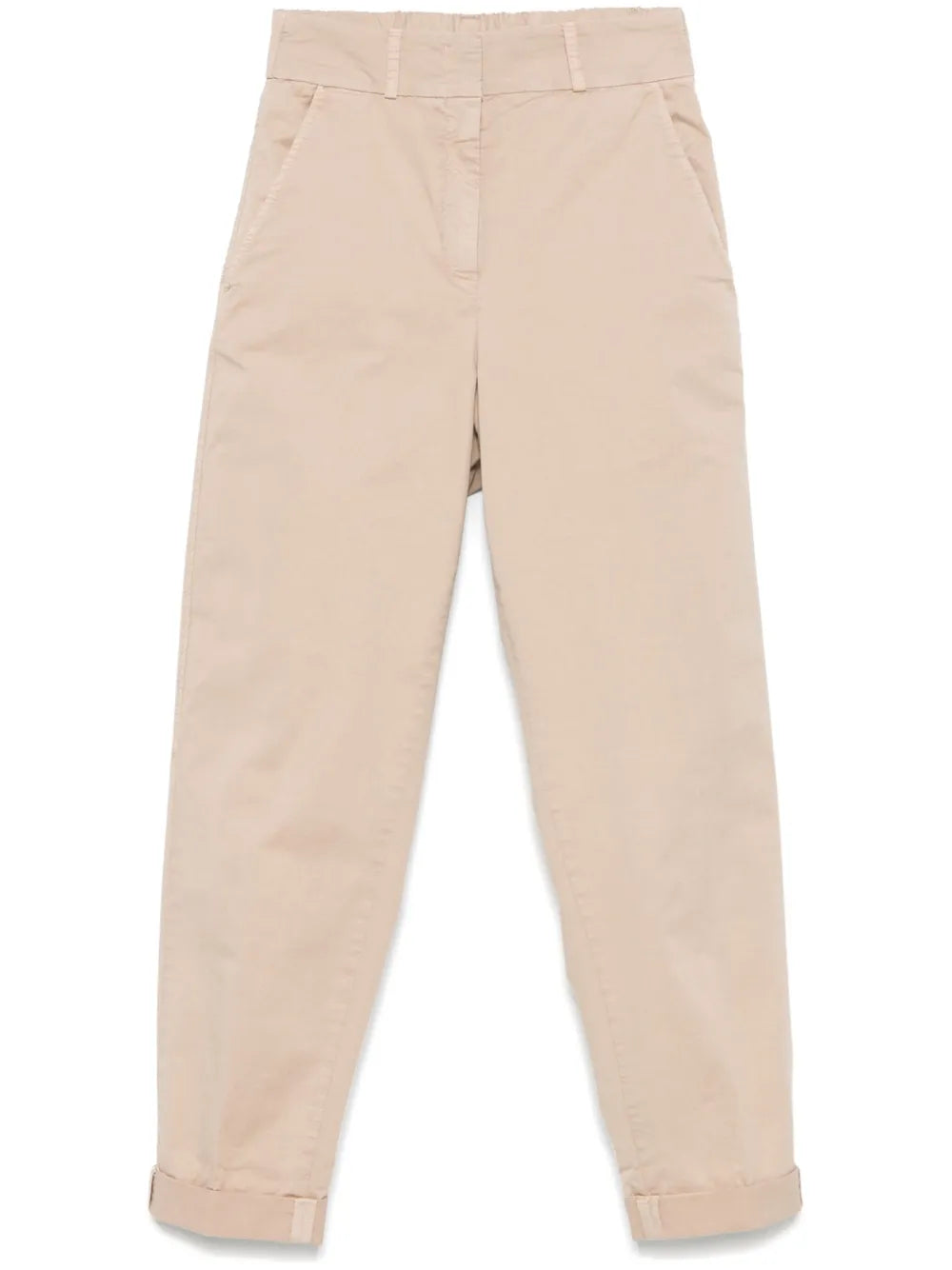 Gabardine-Weave Trousers